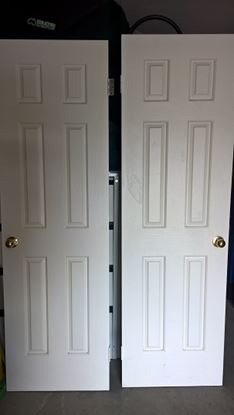 Picture of Doors Pair Wooden 620mm x 2025mm