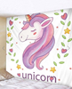 Picture of Fabric Wall Tapestry Unicorn 59 x 51 Inches