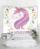 Picture of Fabric Wall Tapestry Unicorn 59 x 51 Inches